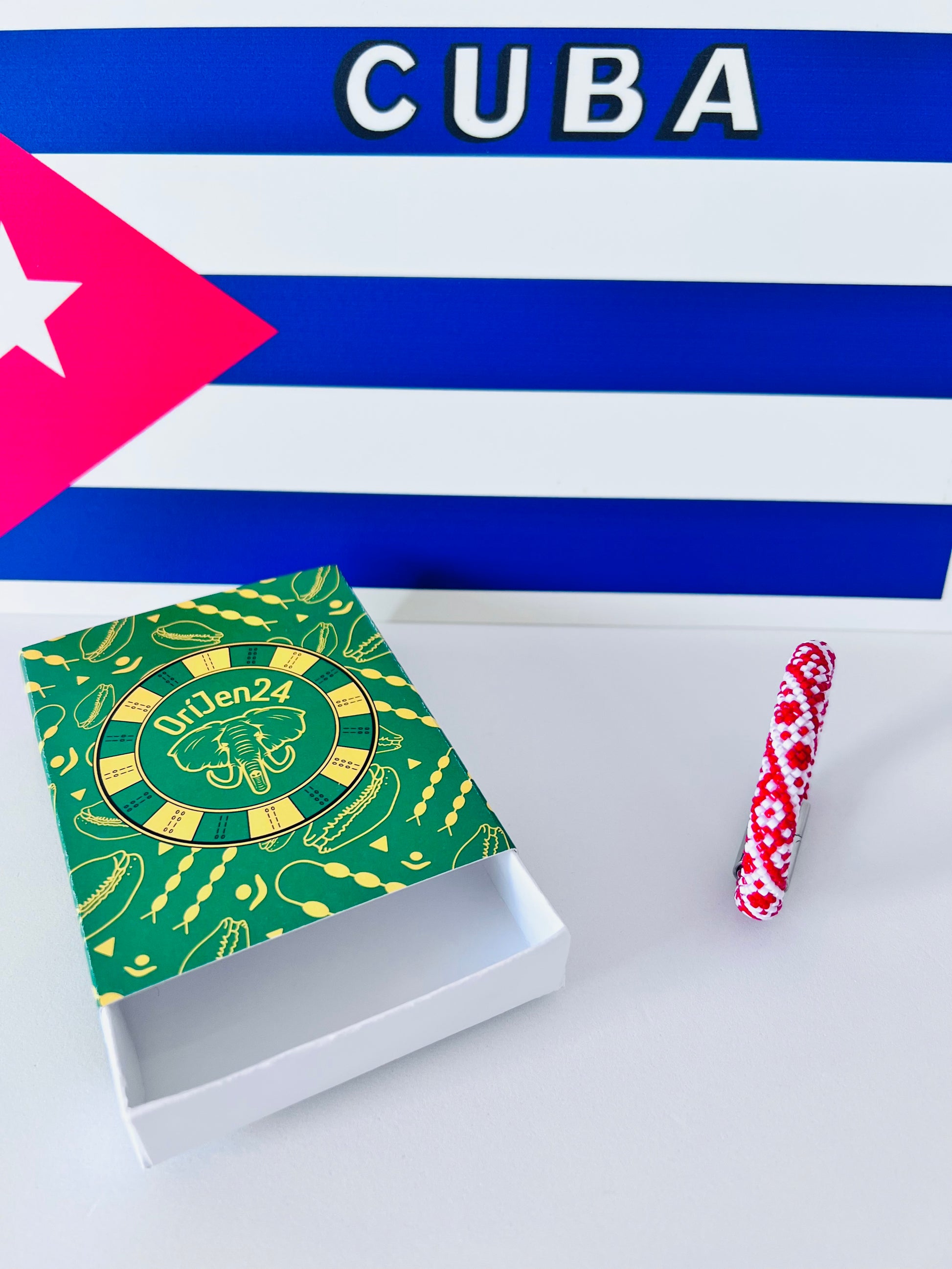 idde  de Shangó pulsera espiritual  yoruba hecha a mano, protección Babalawo, santería Osha Ifá Orisha rojo y blanco – Orijen24