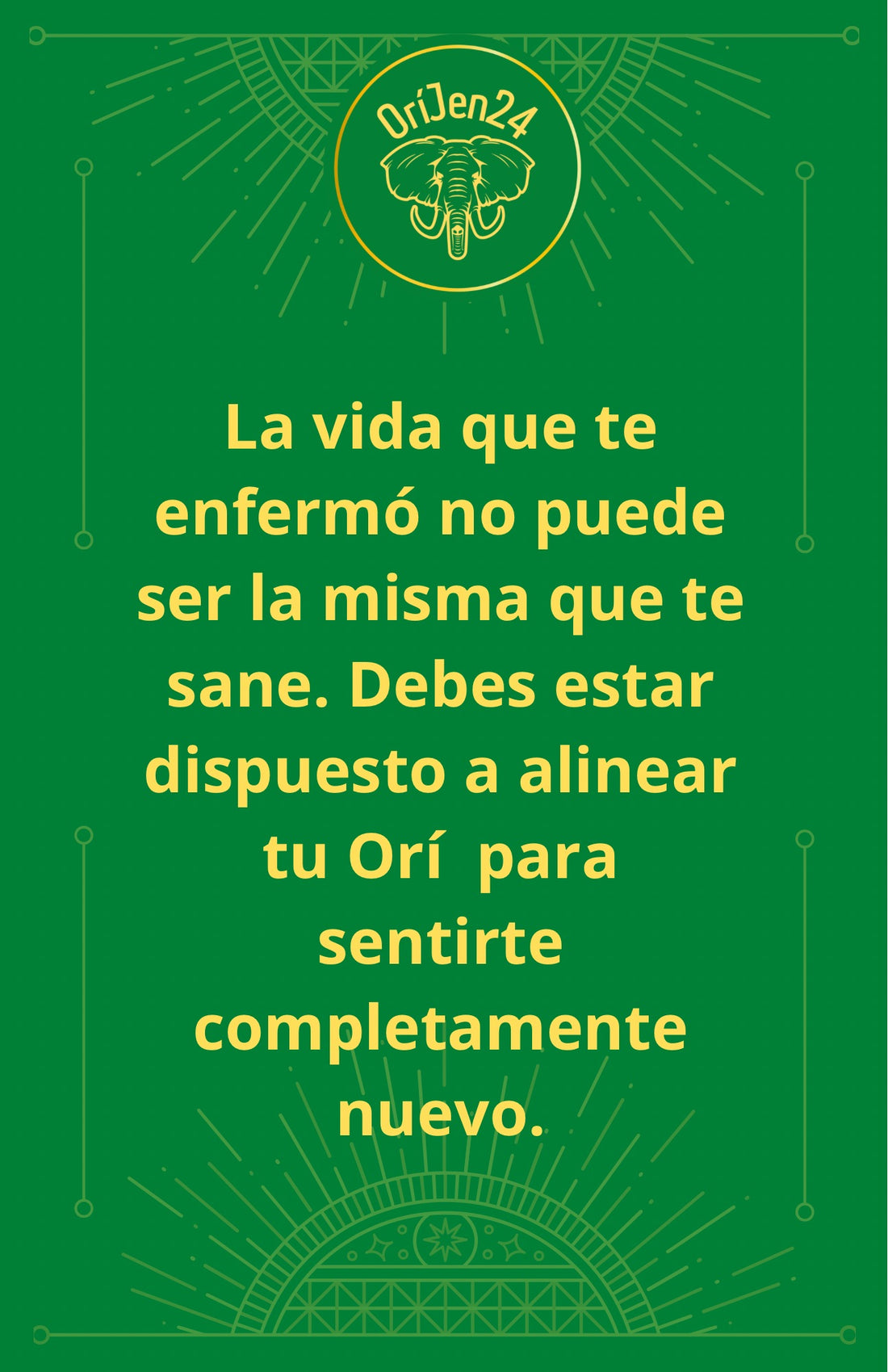 🔰⚜️Transformación y Sanación: La Clave para Alinear tu Orí y Renovar tu Vida