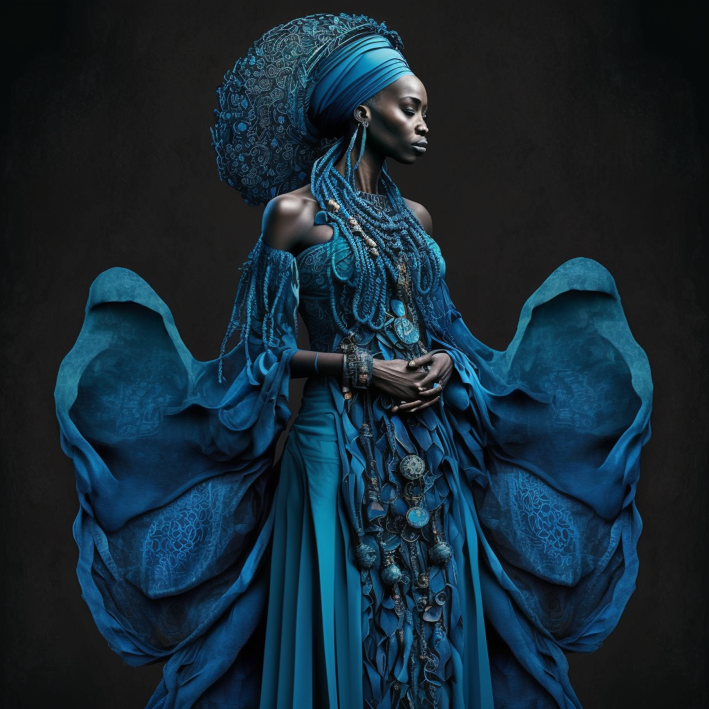 idde de yemaya  eleke religion yoruba/afrocubana regla de Osha e ifa